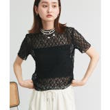 ハーフスリーブレースカットソー | ad thie | 詳細画像17 