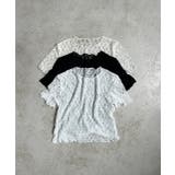 ハーフスリーブレースカットソー | ad thie | 詳細画像32 