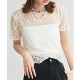 ハーフスリーブレースカットソー | ad thie | 詳細画像6 