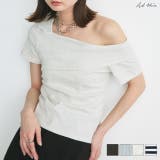 ワンショルダーアシメデザイントップス | ad thie | 詳細画像1 