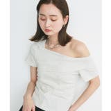 ワンショルダーアシメデザイントップス | ad thie | 詳細画像11 