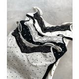 カップ付き レース切り替えドットキャミソール | ad thie | 詳細画像30