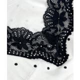 カップ付き レース切り替えドットキャミソール | ad thie | 詳細画像33