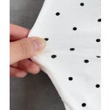 カップ付き レース切り替えドットキャミソール | ad thie | 詳細画像35