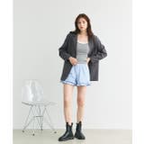 カップ付き レース切り替えバックオープンキャミソール | ad thie | 詳細画像10 