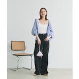 カップ付き レース切り替えバックオープンキャミソール | ad thie | 詳細画像2 