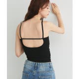 カップ付き レース切り替えバックオープンキャミソール | ad thie | 詳細画像27 