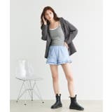 カップ付き レース切り替えバックオープンキャミソール | ad thie | 詳細画像9 