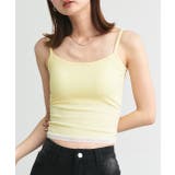 カップ付き ヘムレースリブキャミソール | ad thie | 詳細画像24 