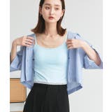 カップ付き ヘムレースリブキャミソール | ad thie | 詳細画像28 