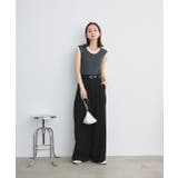 バイカラーフレンチスリーブニット | ad thie | 詳細画像19 