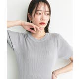 ハーフスリーブラメニットワンピース | ad thie | 詳細画像13 