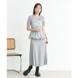 ハーフスリーブラメニットワンピース | ad thie | 詳細画像14 