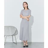 ハーフスリーブラメニットワンピース | ad thie | 詳細画像2 