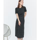 ハーフスリーブラメニットワンピース | ad thie | 詳細画像24 