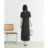 ハーフスリーブラメニットワンピース | ad thie | 詳細画像30 