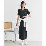 ハーフスリーブラメニットワンピース | ad thie | 詳細画像34 