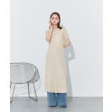 ハーフスリーブラメニットワンピース | ad thie | 詳細画像35 