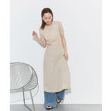 ハーフスリーブラメニットワンピース | ad thie | 詳細画像37 