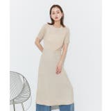 ハーフスリーブラメニットワンピース | ad thie | 詳細画像39 