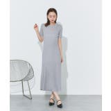 ハーフスリーブラメニットワンピース | ad thie | 詳細画像4 