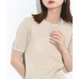 ハーフスリーブラメニットワンピース | ad thie | 詳細画像41 