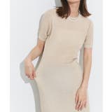 ハーフスリーブラメニットワンピース | ad thie | 詳細画像42 