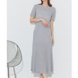 ハーフスリーブラメニットワンピース | ad thie | 詳細画像7 