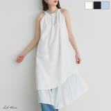 ホルターネックギャザーワンピース | ad thie | 詳細画像1 