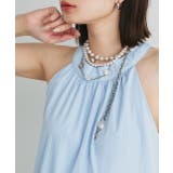 ホルターネックギャザーワンピース | ad thie | 詳細画像23 