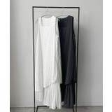 リボン付き レイヤードデザインドットワンピース | ad thie | 詳細画像28 