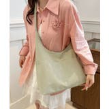 ニュアンス柄ワンショルダートートバッグ | ad thie | 詳細画像11 