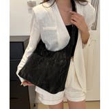 ニュアンス柄ワンショルダートートバッグ | ad thie | 詳細画像2 