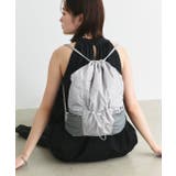 ポケット付きナイロンナップサック | ad thie | 詳細画像7 