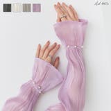 パールデザインシアーアームカバー | ad thie | 詳細画像1 