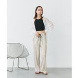 ニュアンス柄イージーパンツ | ad thie | 詳細画像10 