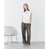 ニュアンス柄イージーパンツ | ad thie | 詳細画像2 