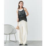 フロントリボンシアーキャミソールビスチェ | ad thie | 詳細画像16 