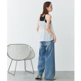 フロントリボンシアーキャミソールビスチェ | ad thie | 詳細画像4 