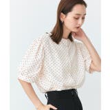 2wayパフスリーブドットブラウス | ad thie | 詳細画像10 