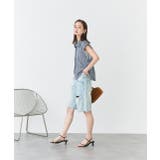 サイドギャザーストライプシャツ | ad thie | 詳細画像23 