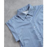 サイドギャザーストライプシャツ | ad thie | 詳細画像29 