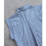 サイドギャザーストライプシャツ | ad thie | 詳細画像30 