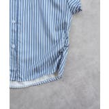 サイドギャザーストライプシャツ | ad thie | 詳細画像31 