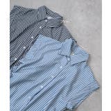 サイドギャザーストライプシャツ | ad thie | 詳細画像34 