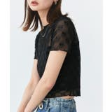 ハーフスリーブリボンシアートップス | ad thie | 詳細画像13 