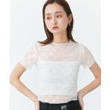 ハーフスリーブリボンシアートップス | ad thie | 詳細画像21 