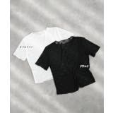 ハーフスリーブリボンシアートップス | ad thie | 詳細画像30 