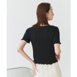 ネックリボンリブニットトップス | ad thie | 詳細画像10 