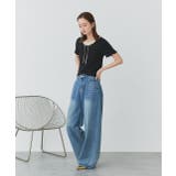 ネックリボンリブニットトップス | ad thie | 詳細画像3 